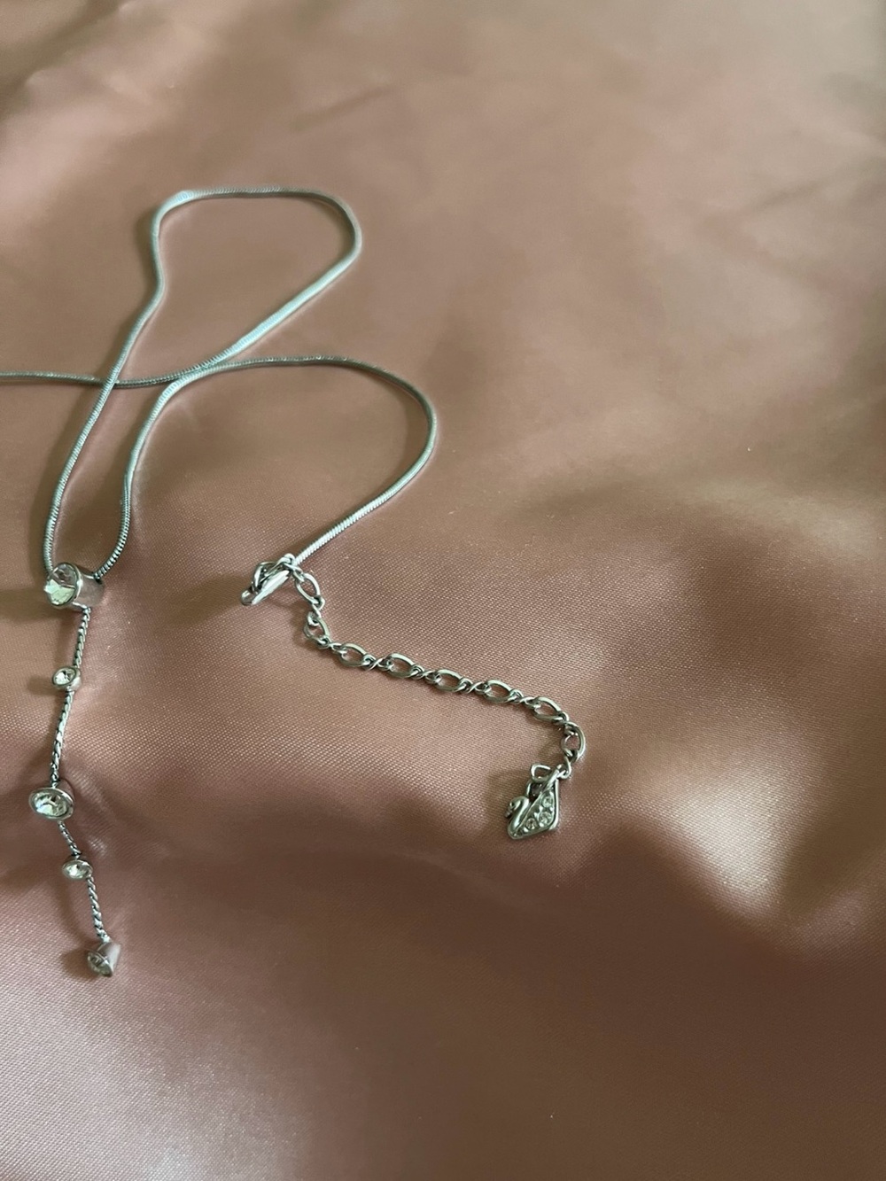 Swarovski Crystal Y-Drop Necklace - Picture 7 of 7
